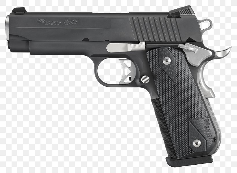 SIG Sauer 1911 .45 ACP .357 SIG Pistol, PNG, 800x600px, 45 Acp, 357 Sig, Sig Sauer 1911, Air Gun, Airsoft Download Free