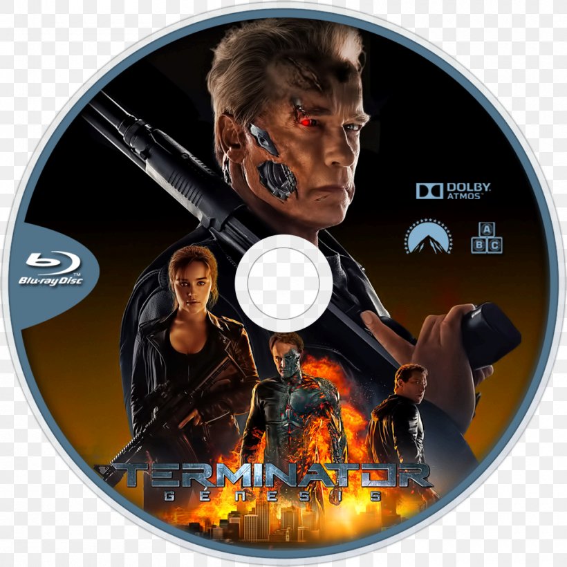The Terminator Blu-ray Disc Film キネマ, PNG, 1000x1000px, 2015, Terminator, Bluray Disc, Dvd, Film Download Free