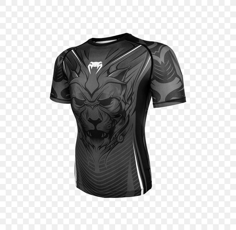 Rash Guard Clothing T-shirt Sleeve Venum, PNG, 650x800px, Rash Guard, Active Shirt, Black, Boxing, Brazilian Jiujitsu Download Free
