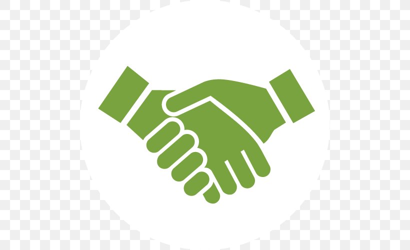 Logo Thumb Line, PNG, 500x500px, Logo, Finger, Green, Hand, Handshake Download Free