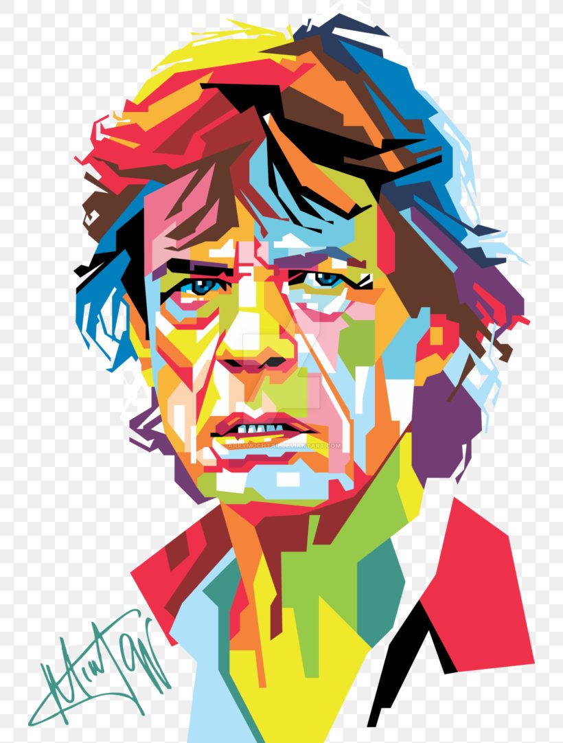 Mick Jagger Artist Portrait Pop Art, PNG, 738x1082px, Watercolor, Cartoon, Flower, Frame, Heart Download Free