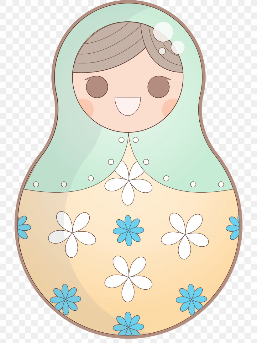 Cartoon, PNG, 2249x3000px, Colorful Russian Doll, Cartoon, Paint, Watercolor, Wet Ink Download Free
