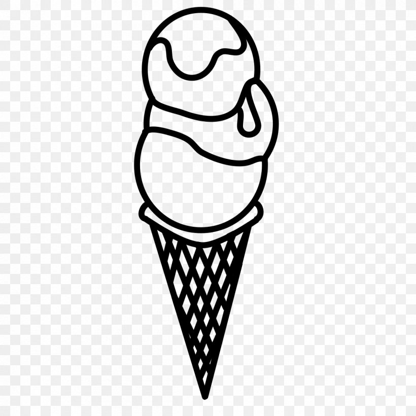 Ice Cream Cones Drawing Sorbet Cucurucho, PNG, 1200x1200px, Ice Cream Cones, Black, Black And White, Coloring Book, Cucurucho Download Free