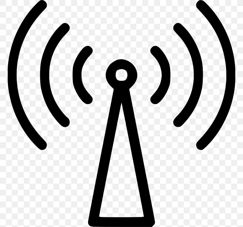 Clip Art Wi-Fi Aerials Wireless LAN, PNG, 768x766px, Wifi, Aerials, Black And White, Brand, Broadband Download Free