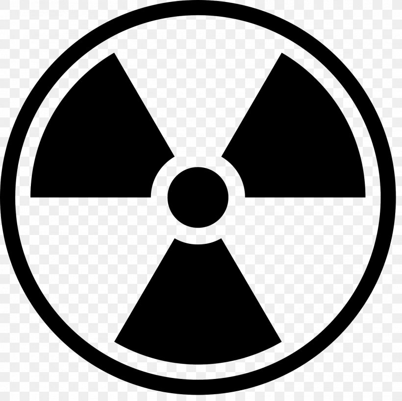 Radioactive Decay Symbol, PNG, 1600x1600px, Radioactive Decay, Area, Black, Black And White, Brand Download Free