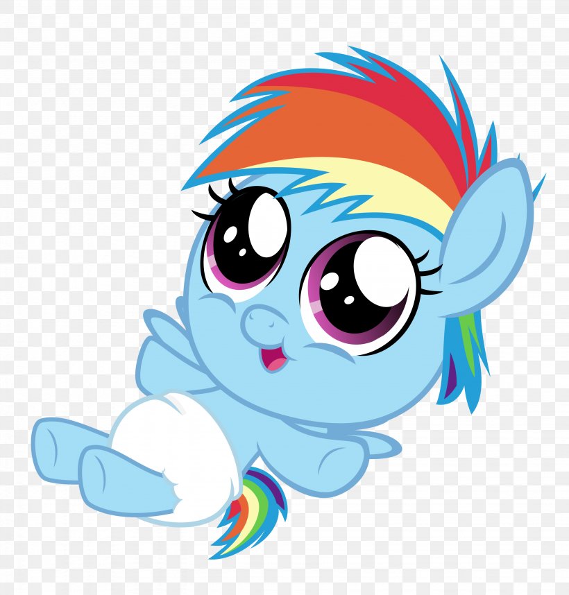 Pony Rainbow Dash Fluttershy Spike Cuteness, PNG, 2864x3000px, Watercolor, Cartoon, Flower, Frame, Heart Download Free