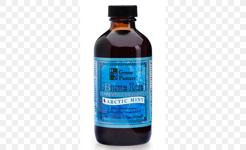 Blue Ice Fermented Cod Liver Oil Dietary Supplement, PNG, 500x500px, Cod Liver Oil, Bottle, Capsule, Cod, Dietary Supplement Download Free