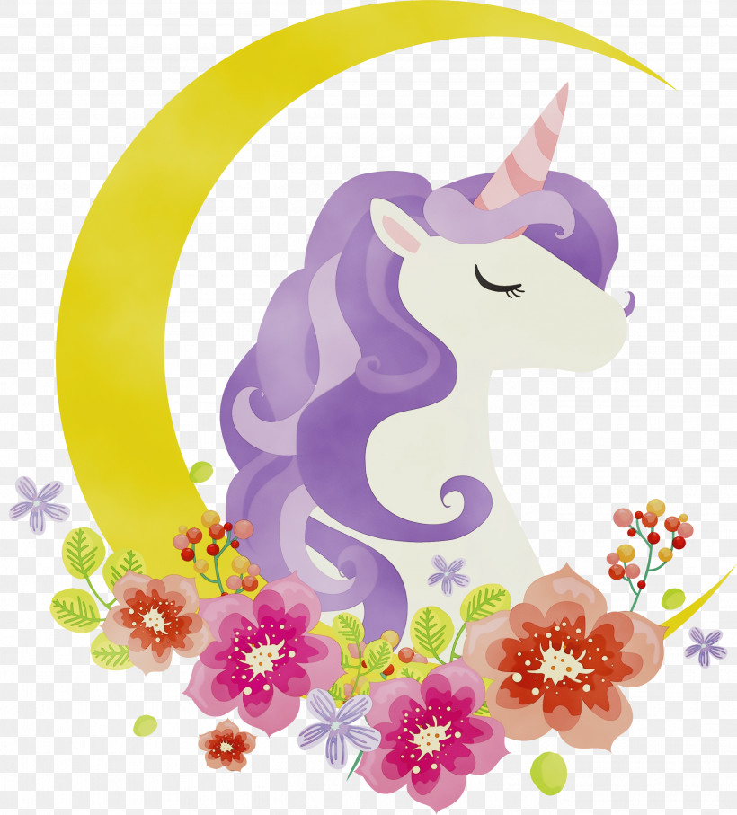 Floral Design, PNG, 2712x3000px, Watercolor, Creature, Floral Design, Horse, Meter Download Free