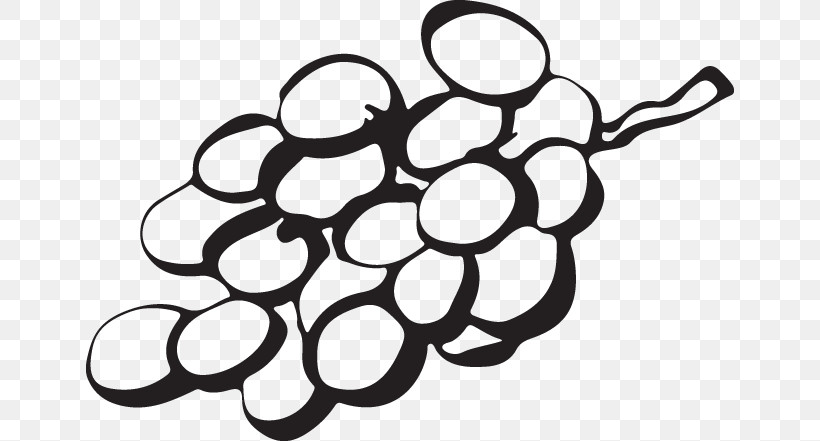 Leaf Grape Grapevine Family Black-and-white Circle, PNG, 648x441px, Leaf, Blackandwhite, Circle, Coloring Book, Grape Download Free