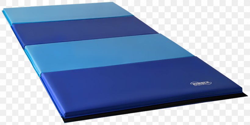 Mat Gymnastics Fitness Centre Exercise Equipment, PNG, 1000x500px, Mat, Blue, Cheerleading, Electric Blue, Exercise Download Free