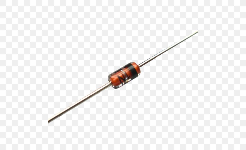 1N4148 Signal Diode Electronics Electronic Component Zener Diode, PNG, 500x500px, 1n4148 Signal Diode, Diode, Circuit Component, Digital Electronics, Direct Current Download Free