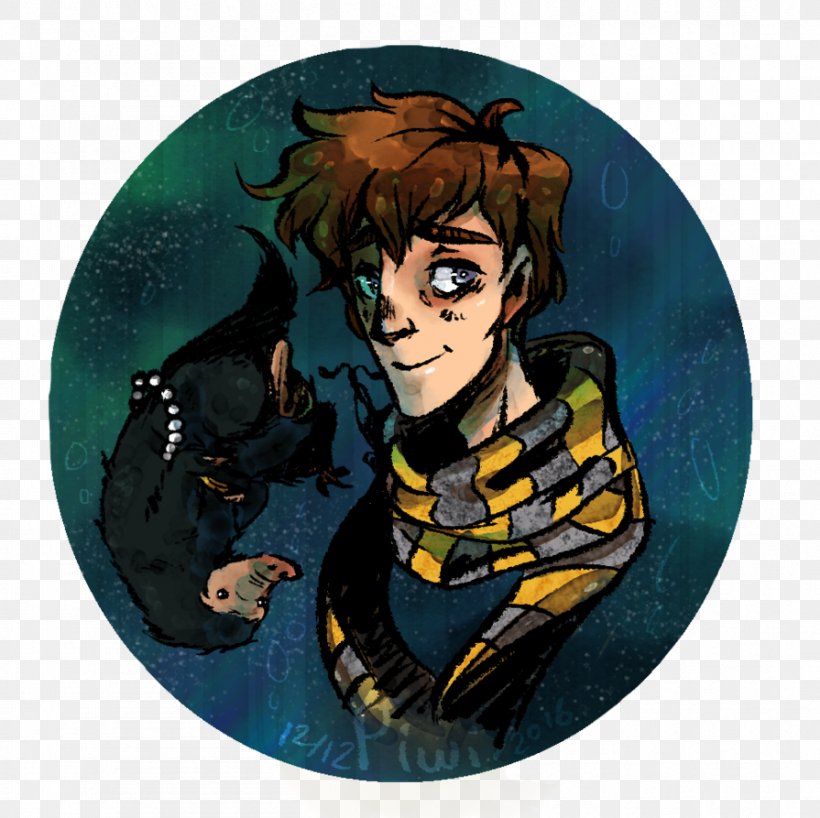 Newt Scamander Fantastic Beasts And Where To Find Them Film Series DeviantArt Harry Potter, PNG, 895x893px, Watercolor, Cartoon, Flower, Frame, Heart Download Free