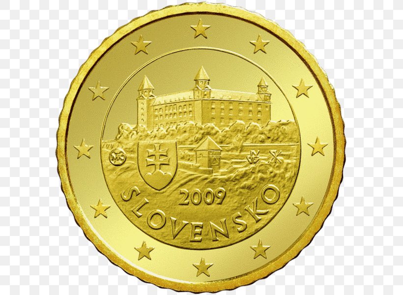 Slovakia Euro Coins 50 Cent Euro Coin, PNG, 595x600px, Watercolor, Cartoon, Flower, Frame, Heart Download Free