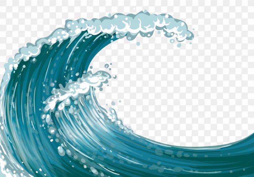 Sea Wind Wave Clip Art, PNG, 4491x3138px, Sea, Aqua, Blue, Glass, Ocean Download Free