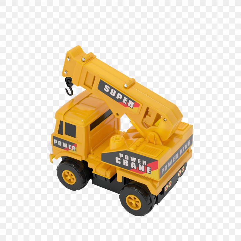 Crane Model Car Truck Toy, PNG, 3000x3000px, Crane, Bruder, Bulldozer, Car, Cement Mixers Download Free