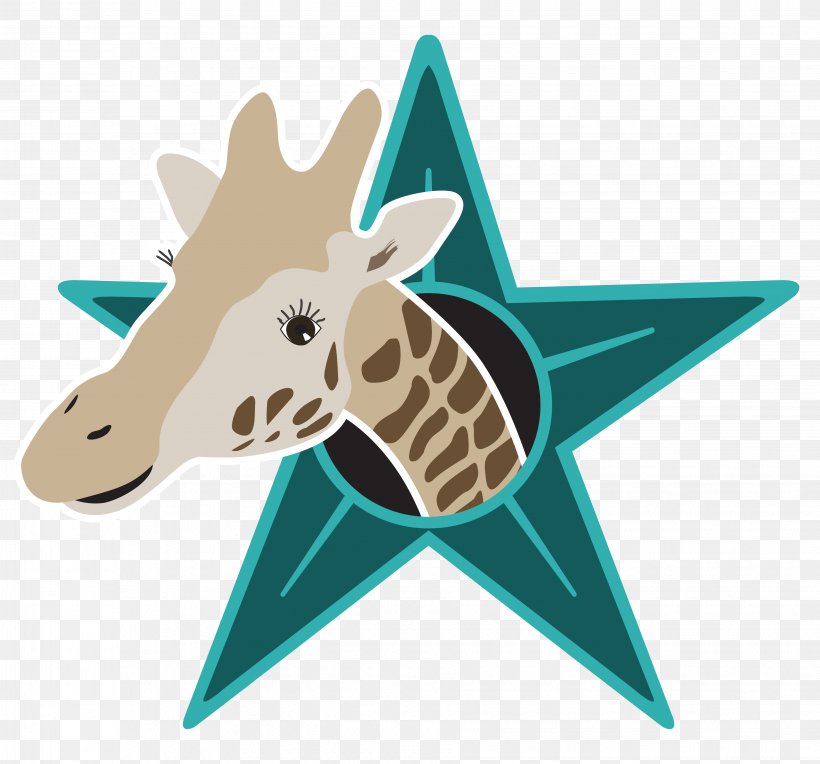 Giraffe Turquoise Teal, PNG, 3667x3417px, Giraffe, Animal, Giraffidae, Mammal, Microsoft Azure Download Free