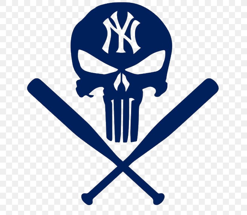 New York Yankees MLB Decal Sticker Punisher, PNG, 640x714px, New York Yankees, Atlanta Braves, Automotive Decal, Baseball, Baseball Bats Download Free
