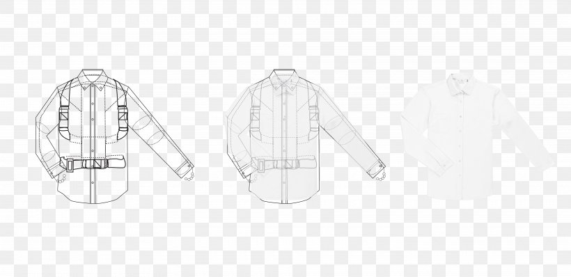Shirt Clothes Hanger Sleeve White, PNG, 3840x1864px, Shirt, Black, Black And White, Clothes Hanger, Clothing Download Free