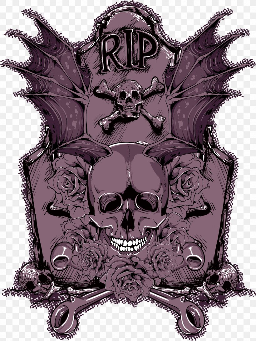 Skull Royalty-free Illustration, PNG, 1368x1820px, Skull, Art, Bone, Drawing, Ghost Download Free