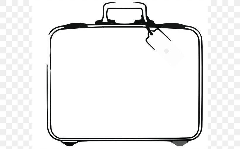 Suitcase Baggage Travel Black And White Clip Art, PNG, 600x509px, Suitcase, Area, Auto Part, Baggage, Black Download Free