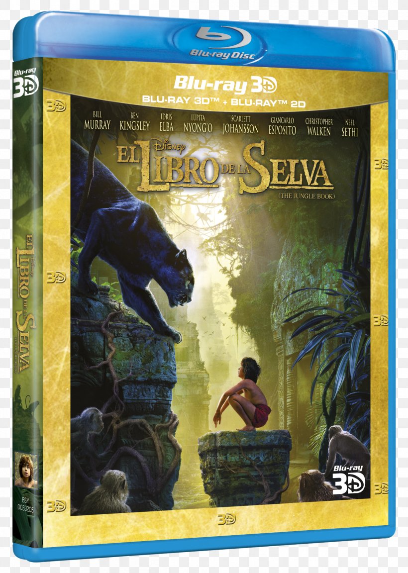 Blu-ray Disc The Jungle Book Mowgli El Libro De La Selva. Mi Libro-juego, PNG, 1306x1835px, 2016, Bluray Disc, Action Figure, Animation, Book Download Free