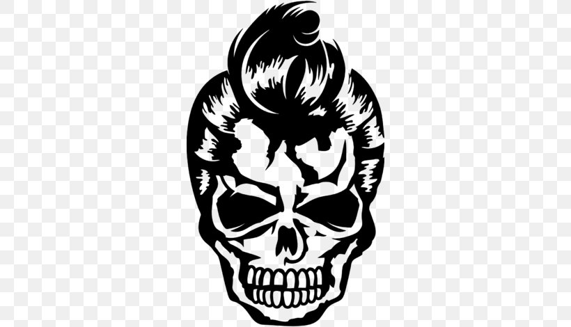 1950s Greaser Hairstyle Rockabilly Clip Art, PNG, 284x470px, Greaser, Art, Black And White, Bone, Brush Download Free