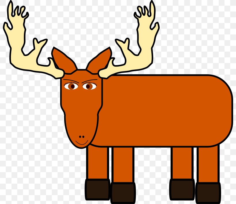 Moose Cartoon Clip Art, PNG, 800x711px, Moose, Animal Figure, Animation, Antler, Area Download Free