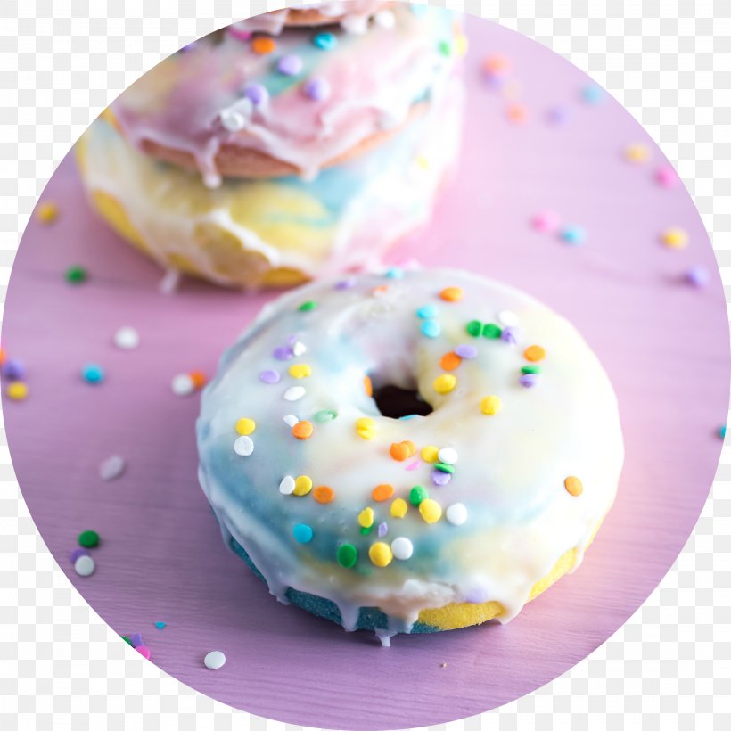 Donuts Buttercream Sprinkles Baking, PNG, 2214x2214px, Donuts, Baking, Baking Powder, Buttercream, Cream Download Free