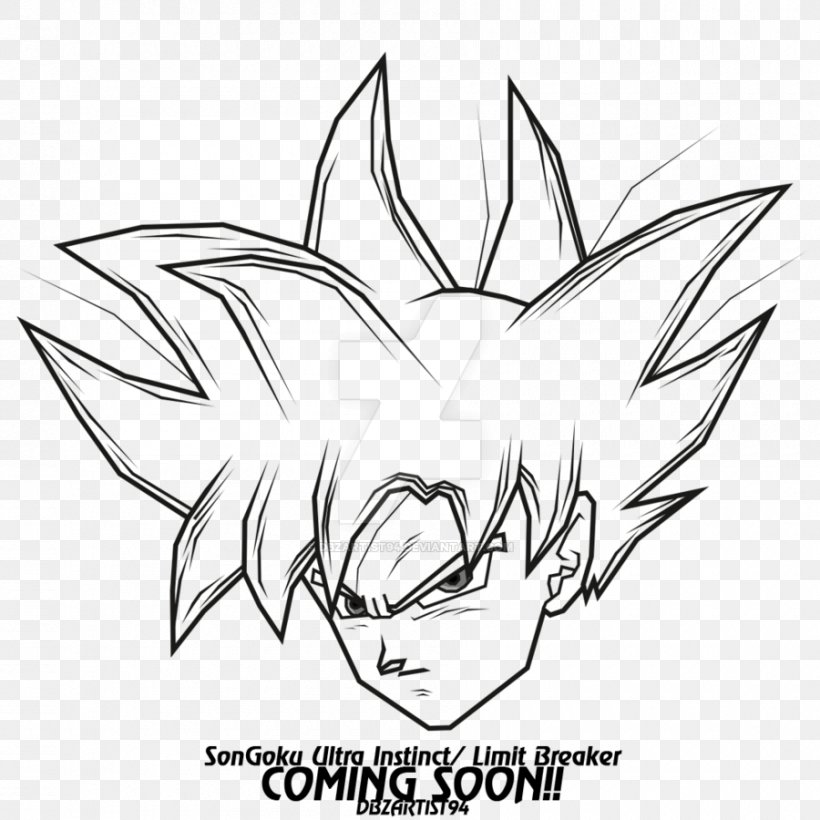 Goku Line Art Drawing Sketch, PNG, 900x900px, Goku, Arte Martzialen Txapelketa, Artwork, Black, Black And White Download Free
