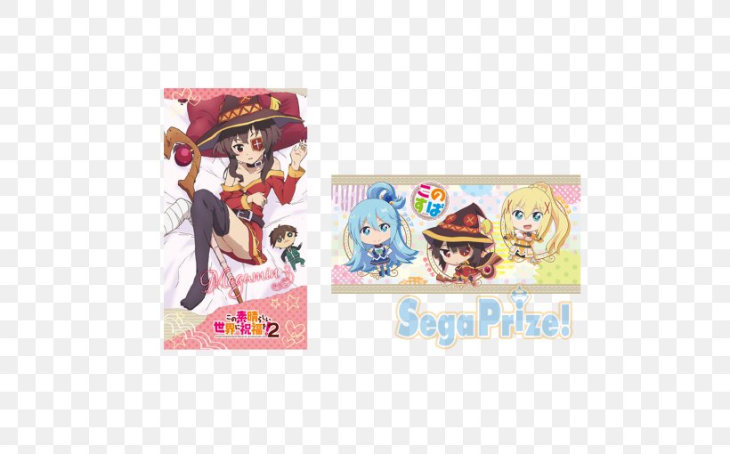 KonoSuba この素晴らしい世界に祝福を! 2 Chūnibyō Kamihime Project Sega Interactive, PNG, 510x510px, Watercolor, Cartoon, Flower, Frame, Heart Download Free