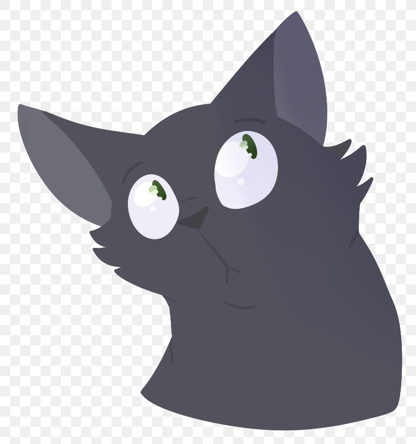 Korat Whiskers Kitten Domestic Short-haired Cat Black Cat, PNG, 813x874px, Korat, Black Cat, Carnivoran, Cartoon, Cat Download Free