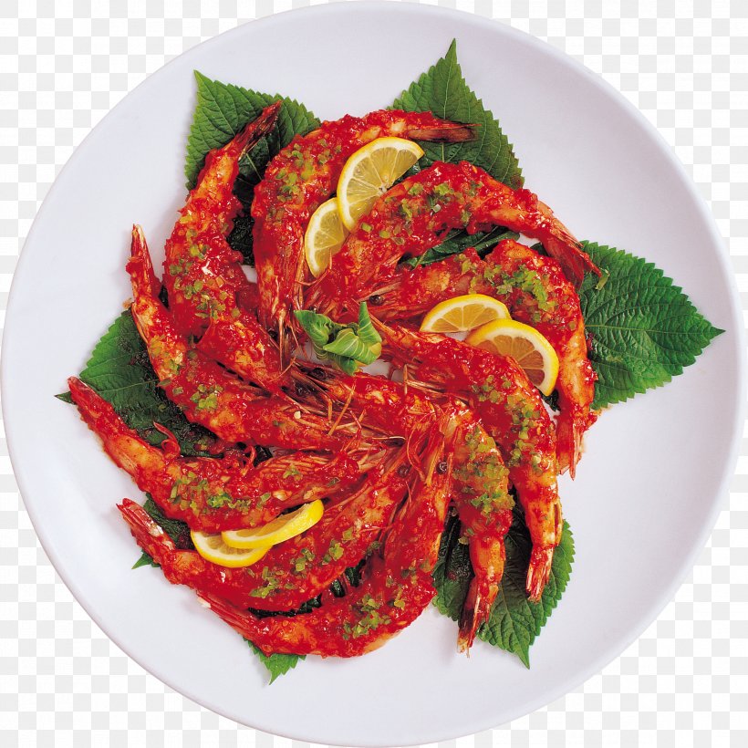 Caridea Dish Vegetarian Cuisine Seafood, PNG, 2344x2346px, Caridea, Animal Source Foods, Cuisine, Dish, Eating Download Free
