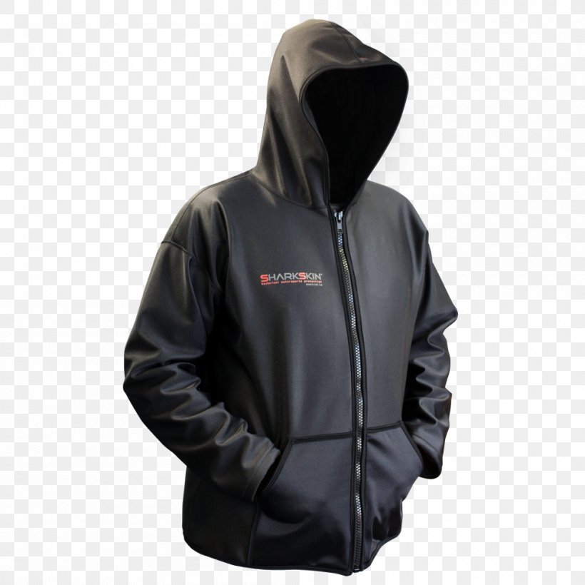 Hoodie Jacket Sharkskin Suit Zipper, PNG, 1000x1000px, Hoodie, Black, Clothing, Coat, Hood Download Free