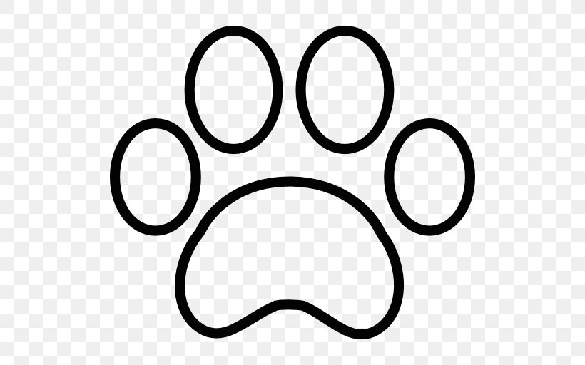 Dog Paw Cat Clip Art, PNG, 512x512px, Dog, Auto Part, Black And White, Body Jewelry, Cat Download Free