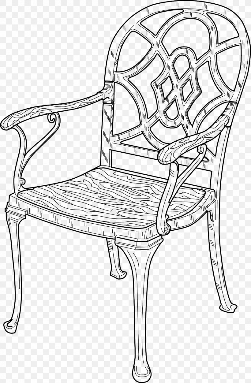Eames Lounge Chair Table Clip Art, PNG, 1257x1920px, Chair, Area, Artwork, Black And White, Drawing Download Free