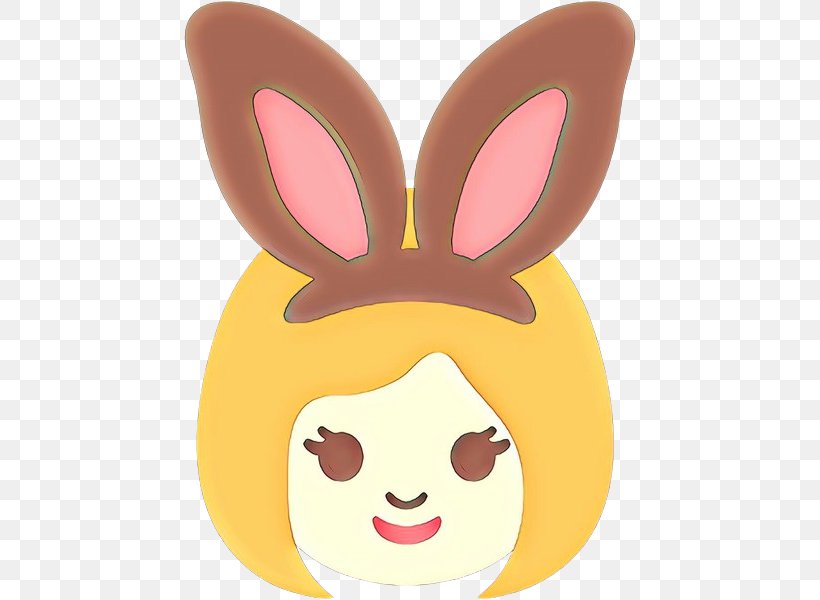 Easter Bunny, PNG, 600x600px, Cartoon, Ear, Easter Bunny, Nose, Rabbit Download Free