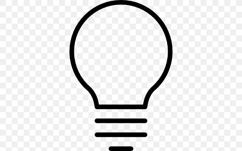 Incandescent Light Bulb Electricity, PNG, 512x512px, Light, Auto Part, Black, Black And White, Creativity Download Free