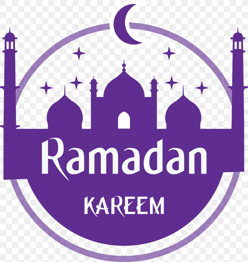 Ramadan Kareem Ramadan Mubarak, PNG, 2840x3000px, Ramadan Kareem, Label, Logo, Purple, Ramadan Mubarak Download Free