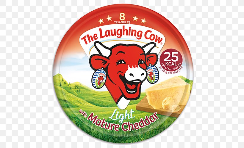 The Laughing Cow Cream Cattle Cheese Spread, PNG, 500x500px, Laughing Cow, Bel Group, Cattle, Cheese, Cheese Spread Download Free