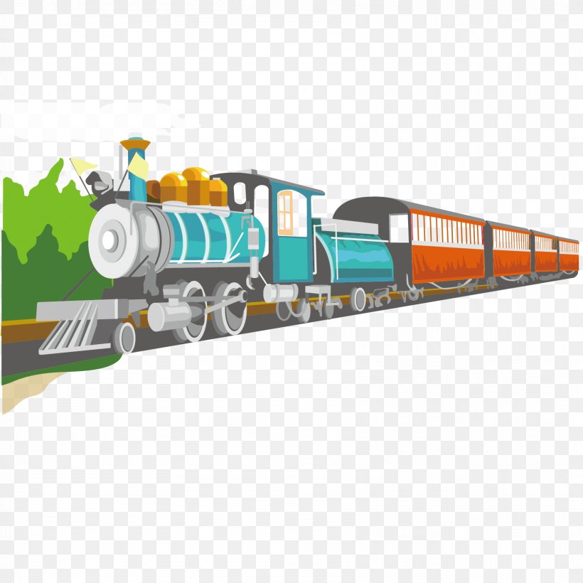 Train Rail Transport Cartoon Locomotive, PNG, 1667x1667px, Train, Cartoon, Drawing, Highspeed Rail, Locomotive Download Free