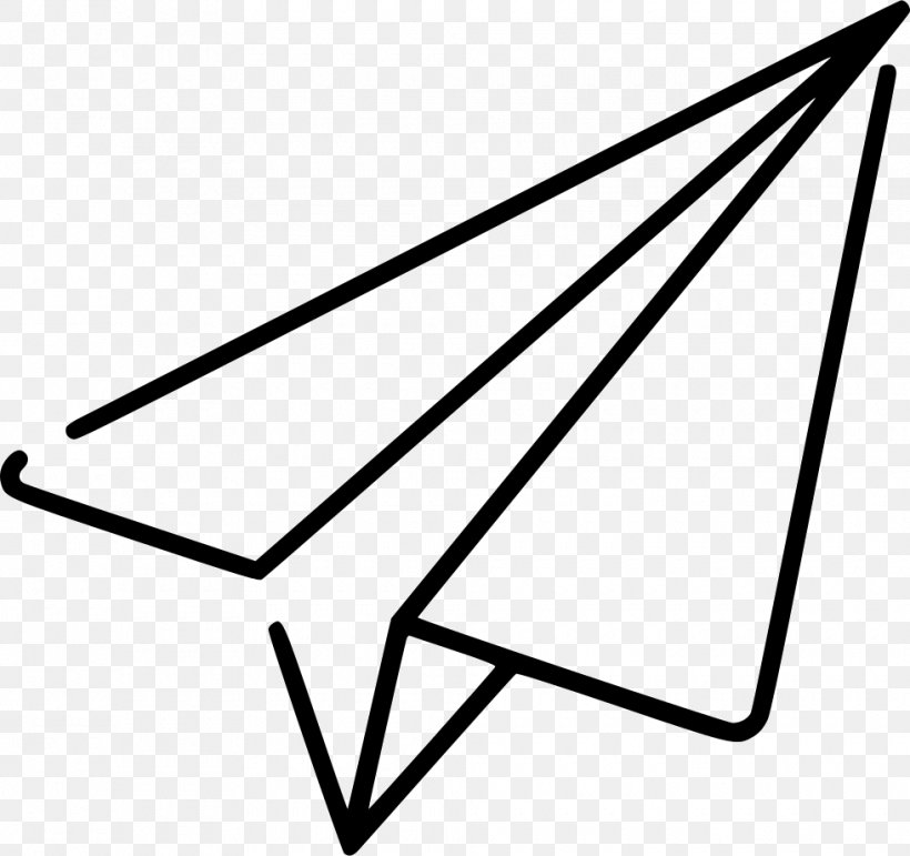 Airplane Paper Plane, PNG, 980x922px, Airplane, Area, Black, Black And White, Customer Service Download Free