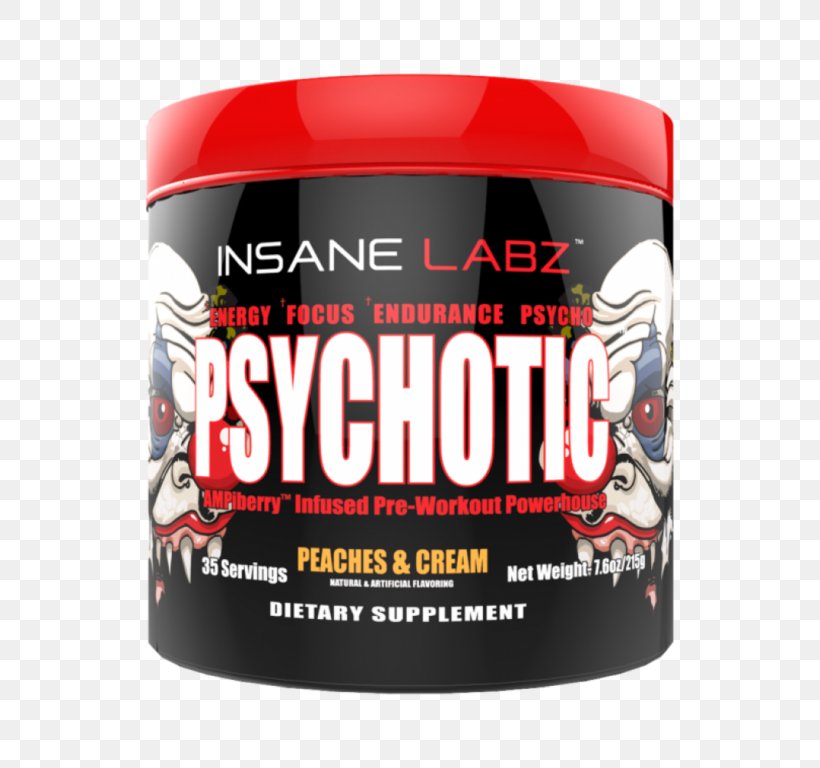 Dietary Supplement Pre-workout Psychosis Insanity Peaches And Cream, PNG, 768x768px, Dietary Supplement, Apple, Brand, Dose, Ephedra Download Free