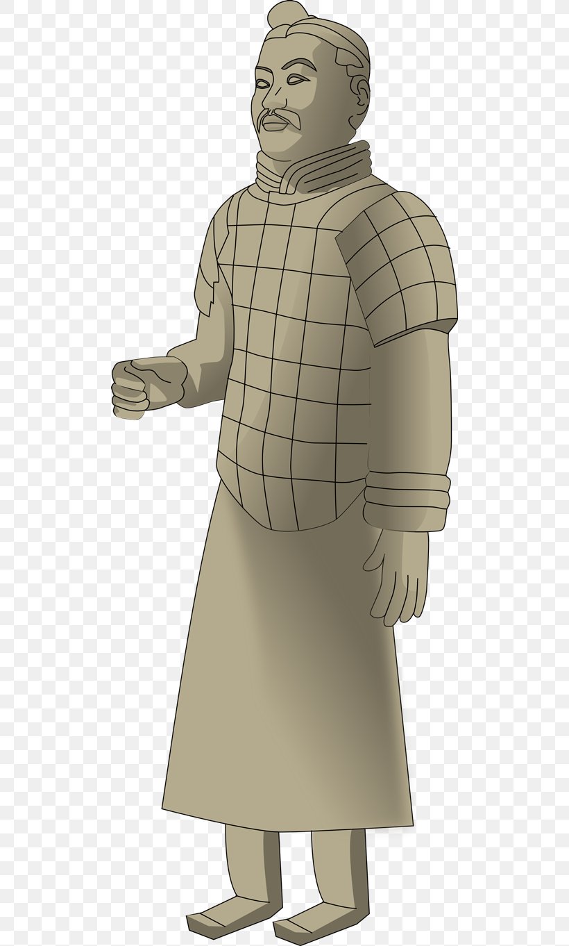 Terracotta Army Fight And Love With A Terracotta Warrior Clip Art, PNG, 500x1362px, Terracotta Army, Art, Art Museum, Cartoon, Costume Design Download Free