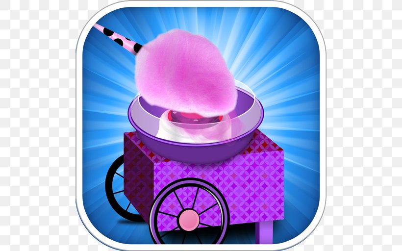 Cotton Candy Maker Free Game Cotton Candy Shop, PNG, 512x512px, Cotton Candy, Android, Archery Game, Candy, Cooking Download Free