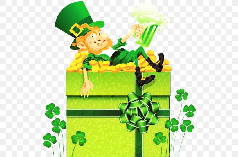 Leprechaun Clip Art Illustration Human Behavior Shamrock, PNG, 599x541px, Leprechaun, Behavior, Clover, Fictional Character, Green Download Free