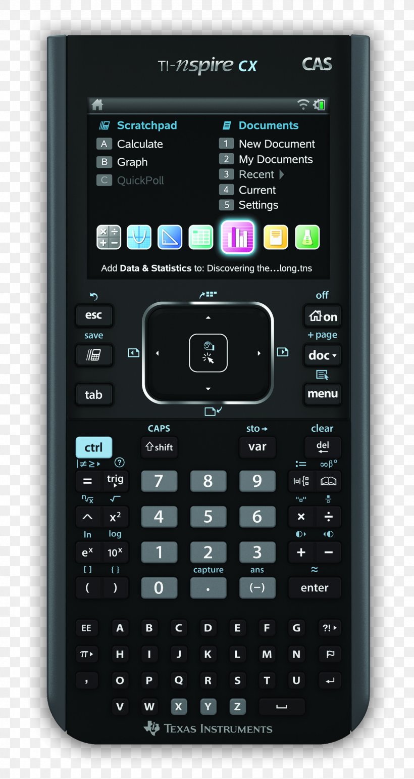 TI-Nspire Series Graphing Calculator Computer Algebra System Texas Instruments TI-Nspire CX CAS, PNG, 1591x2990px, Tinspire Series, Calculator, Cellular Network, Color, Communication Device Download Free
