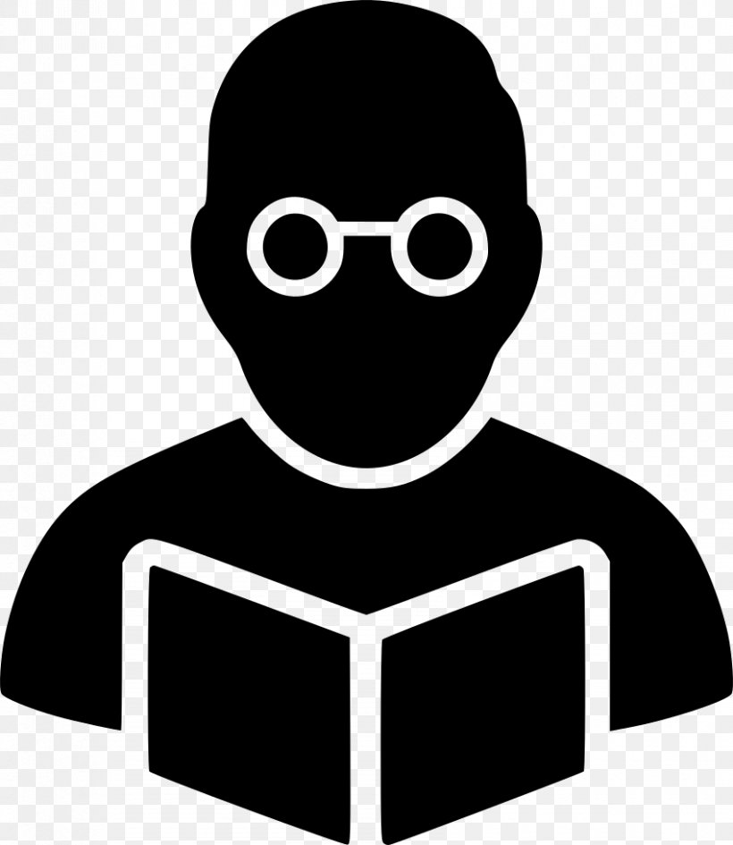 Student Icon Design Study Skills, PNG, 850x980px, Student, Black And White, Eyewear, Fictional Character, Human Behavior Download Free