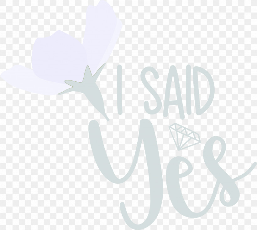 I Said Yes She Said Yes Wedding, PNG, 3000x2690px, I Said Yes, Flower, Logo, Meter, Petal Download Free