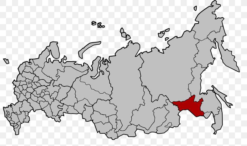 Kalmykia Sakha Republic Map Autonomous Okrugs Of Russia Federal Subjects Of Russia, PNG, 800x485px, Kalmykia, Area, Artwork, Autonomous Okrugs Of Russia, Black And White Download Free