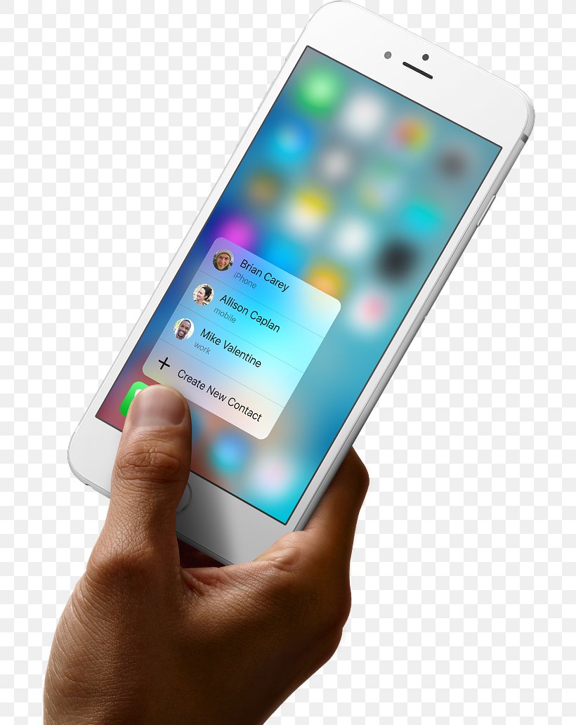 IPhone 6s Plus Force Touch Telephone Apple A9, PNG, 705x1032px, Iphone 6s Plus, Apple, Apple A9, Cellular Network, Communication Device Download Free